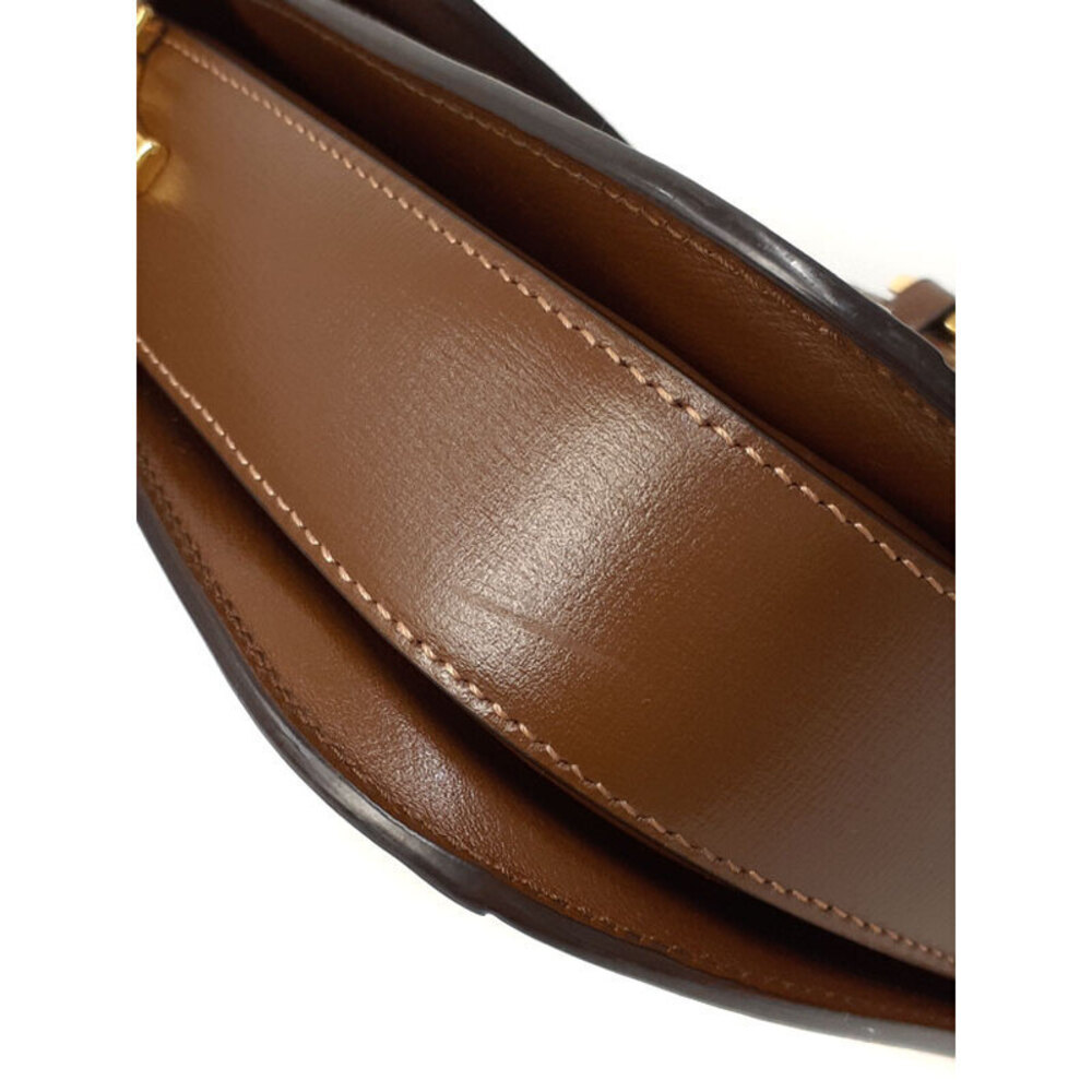 Gucci Horsebit 1955 shoulder bag printed GG Supreme canvas brown leather - Picture 4 of 9